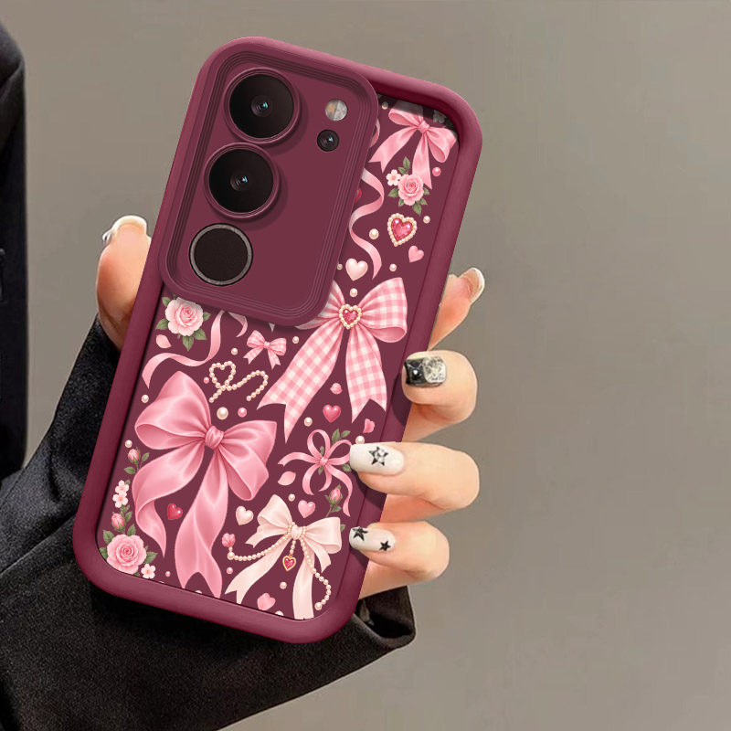 Vivo X200 - Coque de téléphone à motif floral