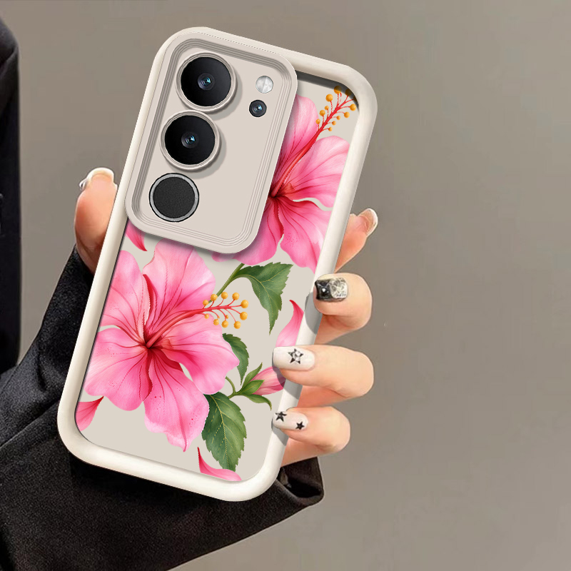 Vivo X200 - Coque de téléphone à motif floral