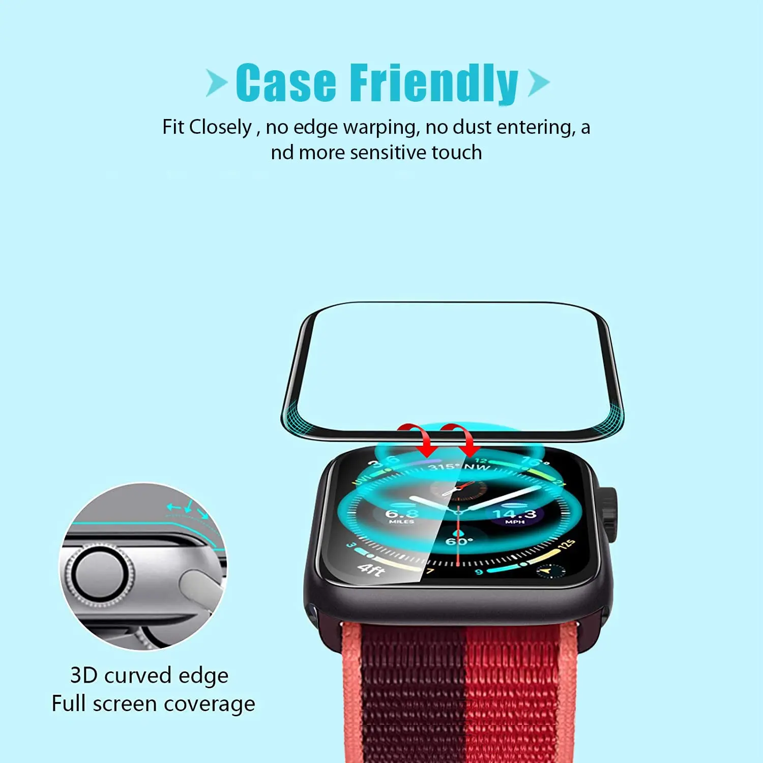 Protecteur d'écran en film tre - Watch Face Protector avis et prix